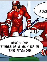 Mind blowing free cartoon porn game with sport whores starving for huge muscled cock