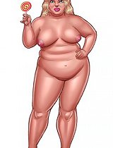 All types of sexy cartoon girls in the best erotic and XXX comics