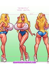 Pure joy and sexual satisfaction with huge cartoon boobs girls