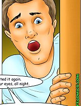 Comics porno. He gave her bare ass a resounding slap, leaving a red mark. I heared a low moan