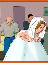 Cuckold comics, interracial cuckold cartoons, cheating wife comic gallery
